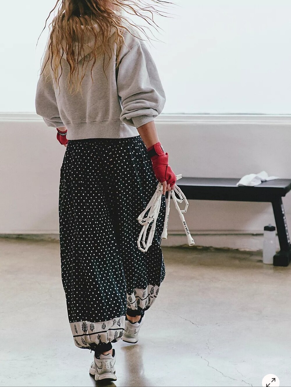 New Free People Movement On It Printed Balloon Pants, Sold Out Online - Picture 3 of 7